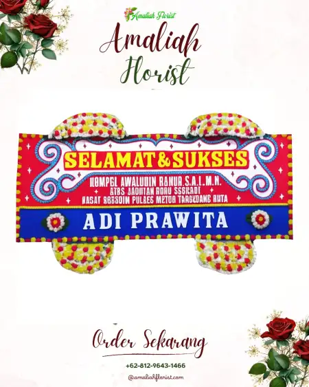 Papan Bunga Ucapan Selamat Muhajirin